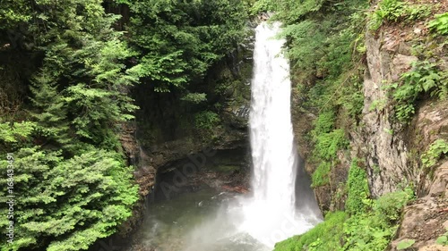 Palovit waterfall in rize turkey photo