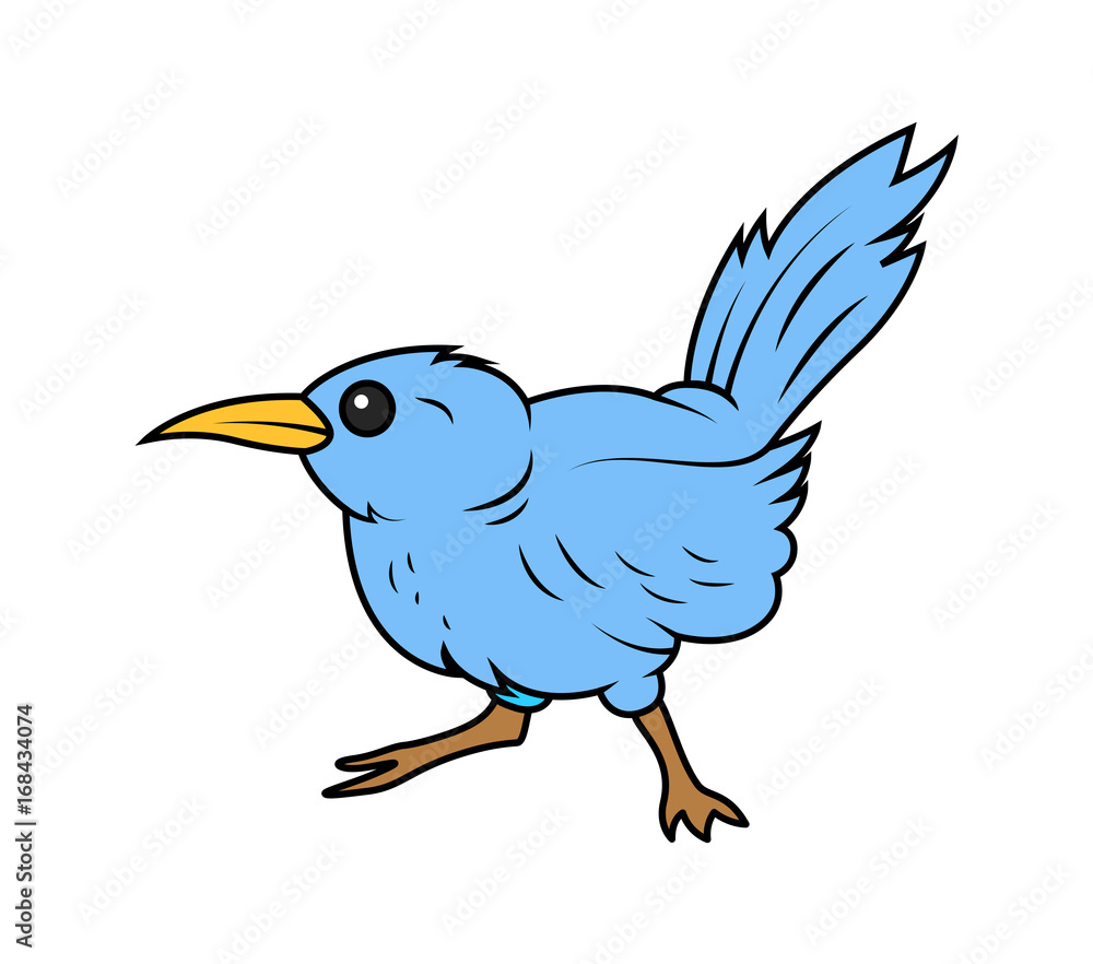 Fototapeta premium Cartoon Bird Vector