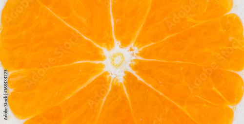 Orange im Querschnitt