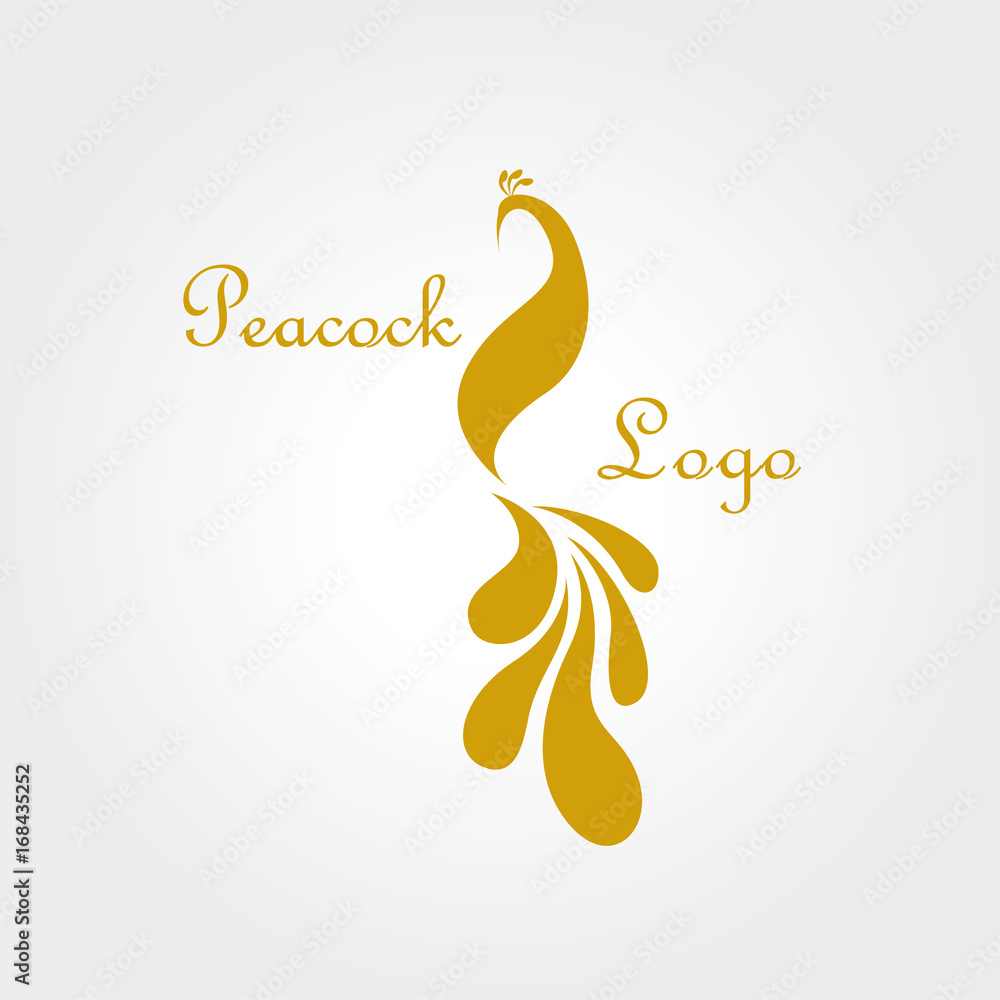 Fototapeta premium Peacock logo