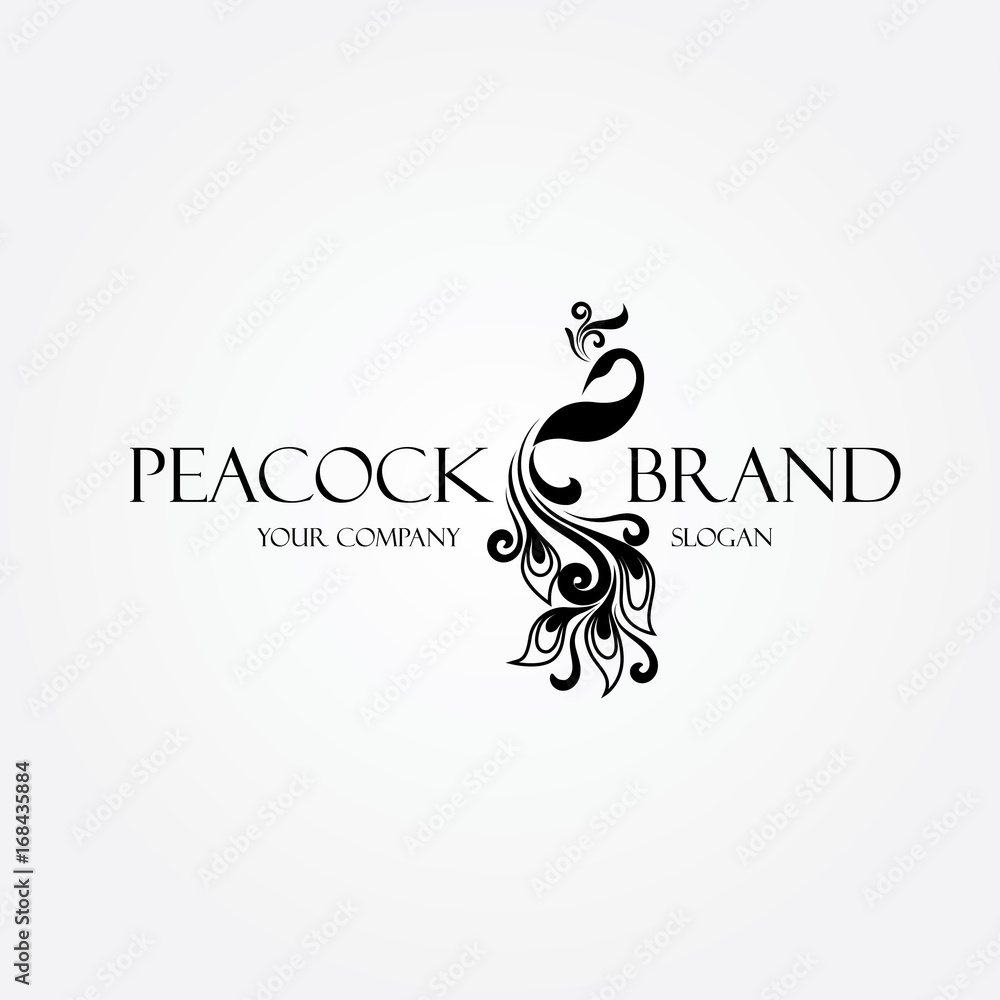 Fototapeta premium Peacock logo