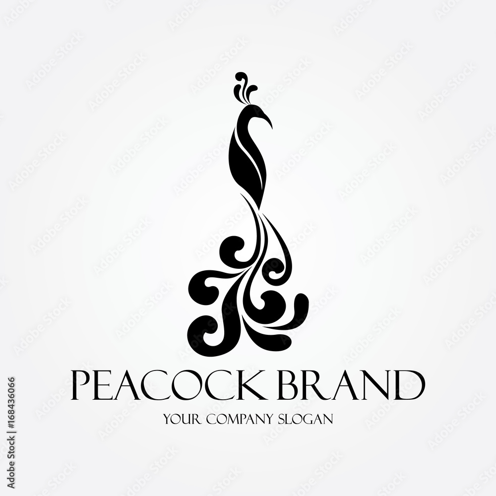 Fototapeta premium Peacock logo