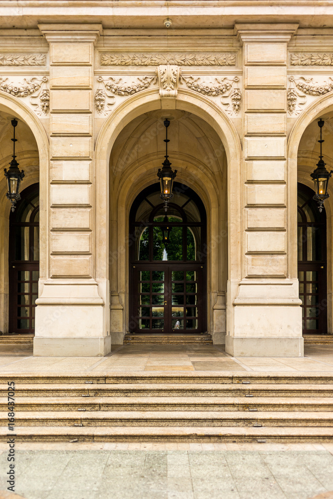 Entrance of the Opera House in Frankfurt