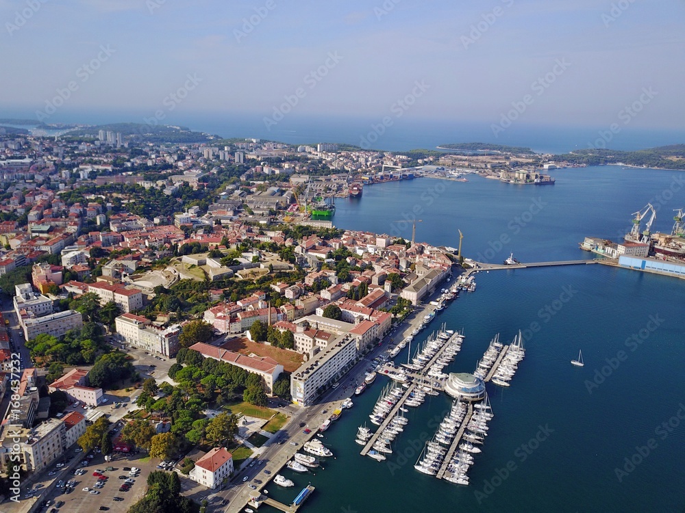 Kroatien - Pula & Umgebung aus der Vogelperspektive