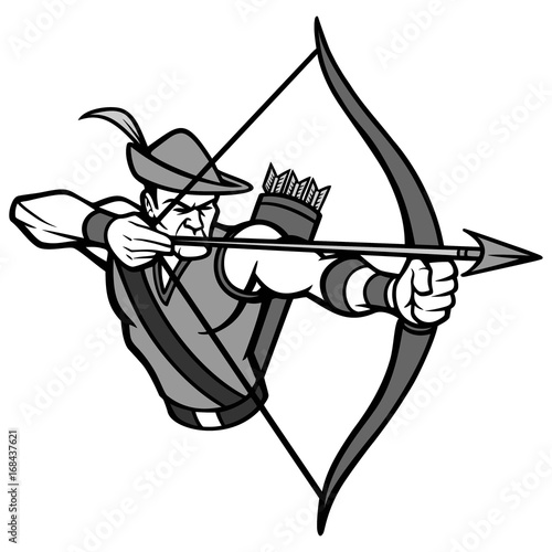 Archer Mascot Illustration