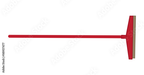 Isolated Bathroom Wiper Vector