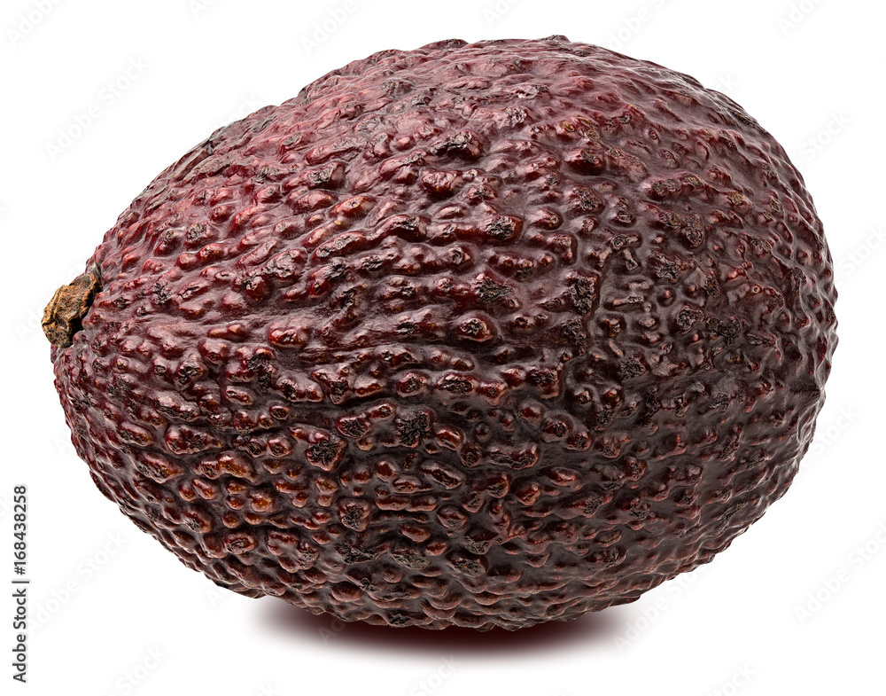 Fototapeta premium Frash avocado isolated on white background