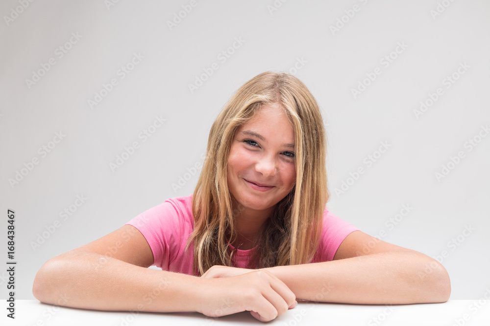 little girl grinning trying not to laugh little girl grinning trying not to laugh