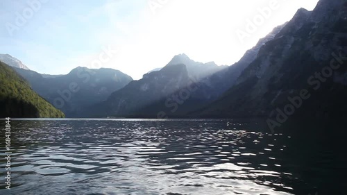 Sonnenuntergang Bergssee