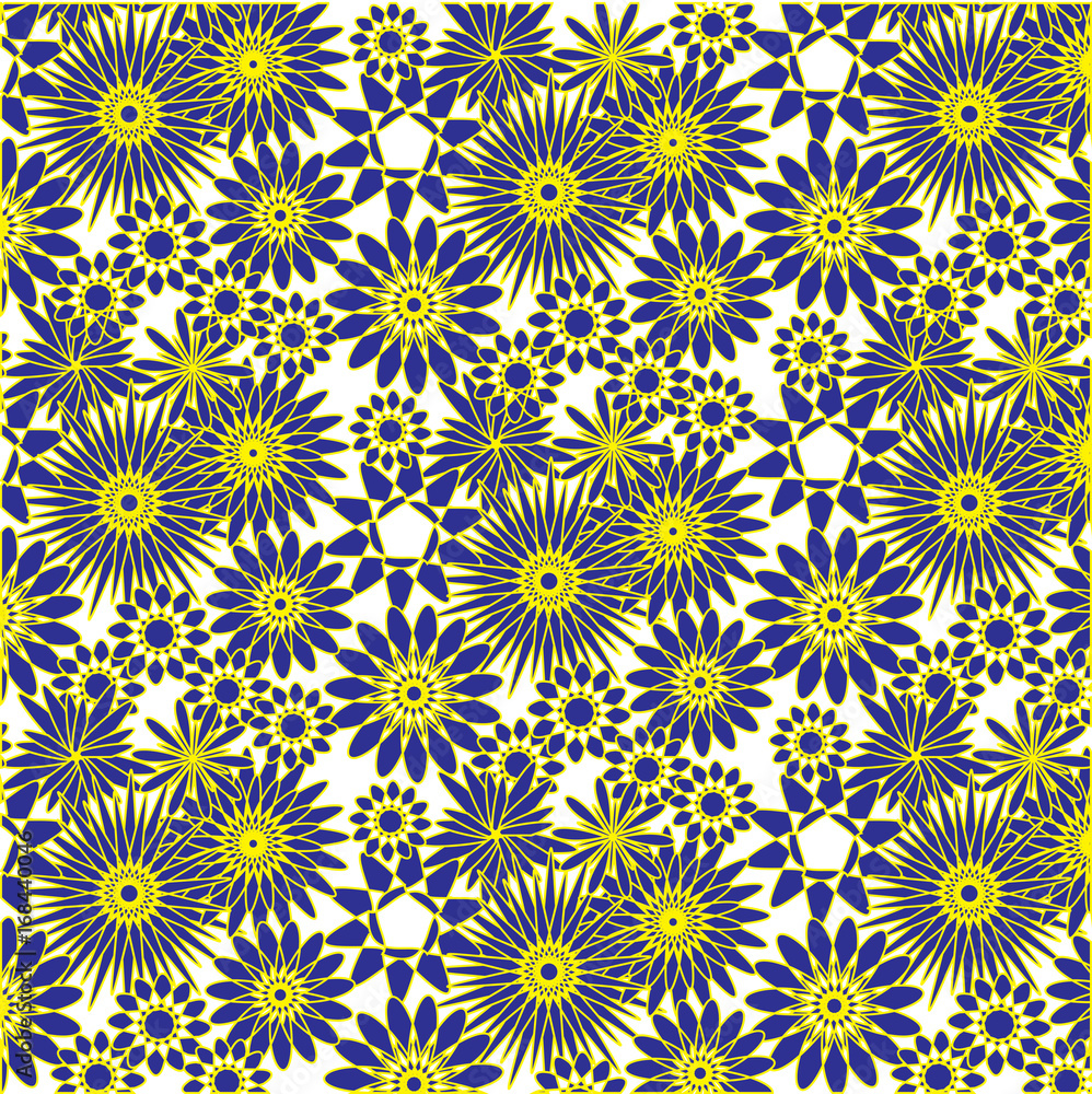 Vector floral pattern or wallpaper