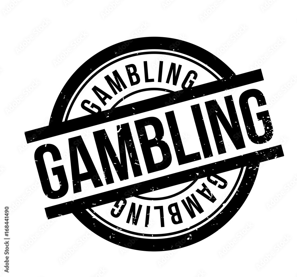 Gambling rubber stamp. Grunge design with dust scratches. Effects can be easily removed for a clean, crisp look. Color is easily changed. Gambling rubber stamp. Grunge design with dust scratches. Effects can be easily removed for a clean, crisp look. Color is easily changed.