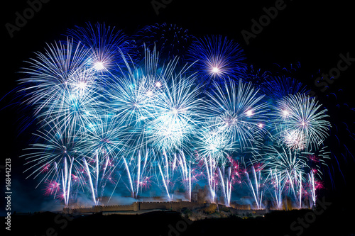 Feux d'artifice 14 juillet 2016 de Carcassonne photo