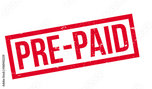 Pre-Paid rubber stamp. Grunge design with dust scratches. Effects can be easily removed for a clean, crisp look. Color is easily changed.