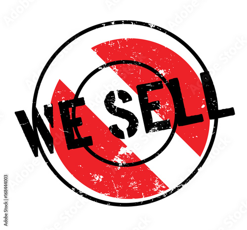 We Sell rubber stamp. Grunge design with dust scratches. Effects can be easily removed for a clean, crisp look. Color is easily changed.