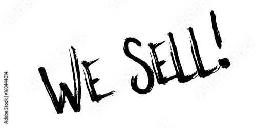 We Sell rubber stamp. Grunge design with dust scratches. Effects can be easily removed for a clean, crisp look. Color is easily changed.
