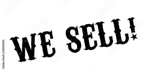 We Sell rubber stamp. Grunge design with dust scratches. Effects can be easily removed for a clean, crisp look. Color is easily changed.