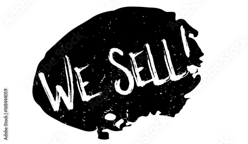 We Sell rubber stamp. Grunge design with dust scratches. Effects can be easily removed for a clean, crisp look. Color is easily changed.