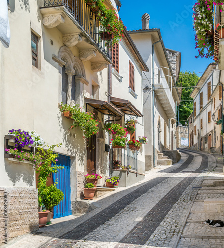 Scenic sight in Caramanico Terme, comune in the province of Pescara in the Abruzzo region of Italy.