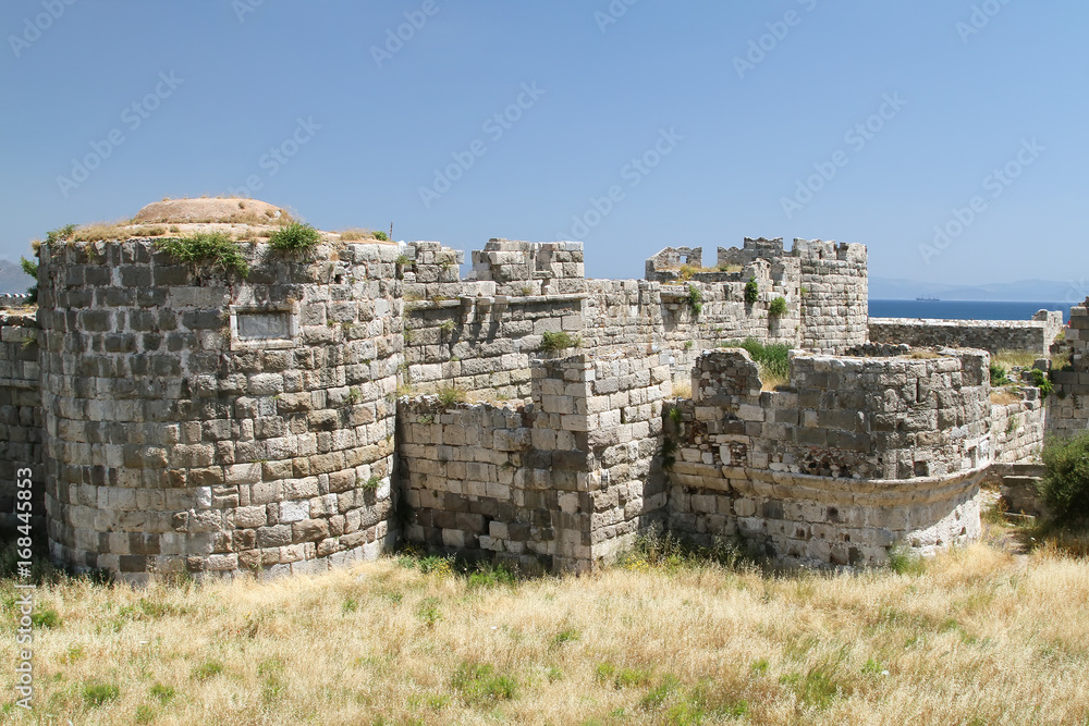 Inner fortress in the fortress of the knights of the Johannites on the island of Kos