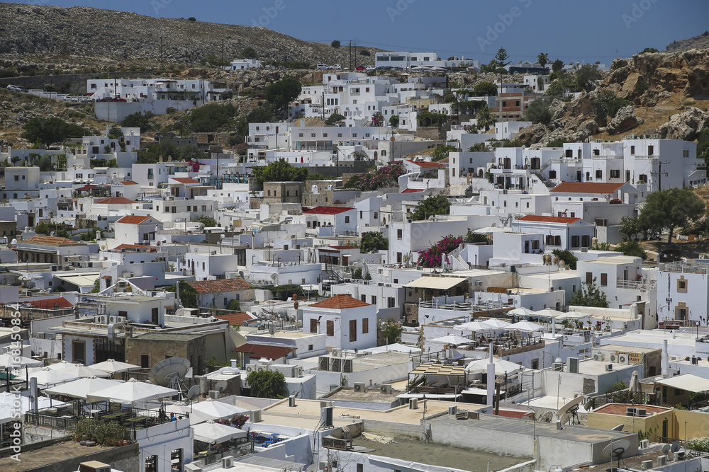 Lindos from above