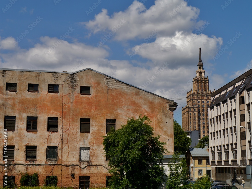 Fototapeta premium Akademie der russischen Wissenschaften in Riga,