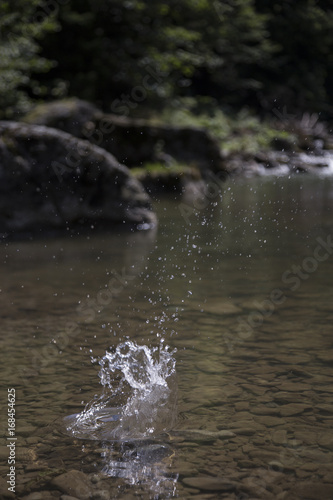 river splash