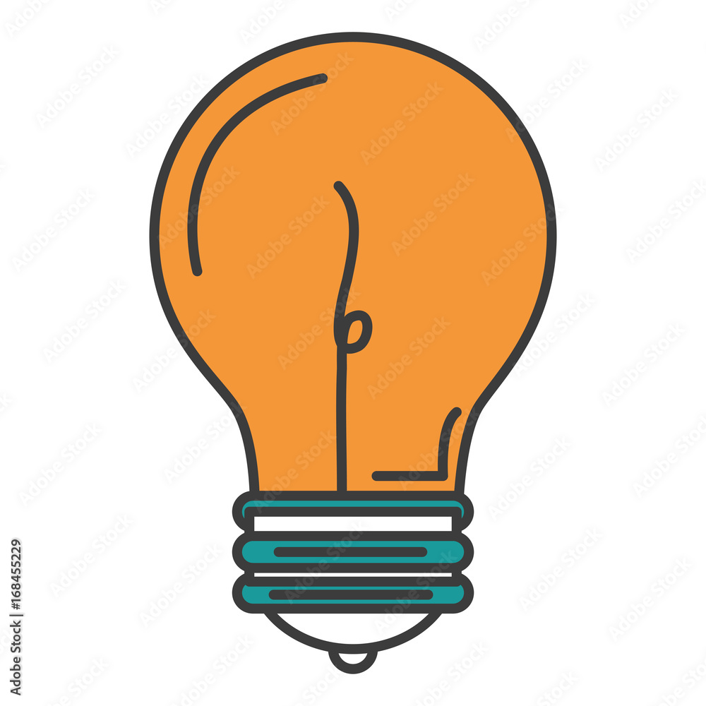 bulb light isolated icon vector illustration design
