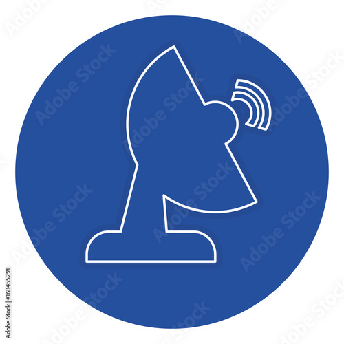 communication antena isolated icon vector illustration design