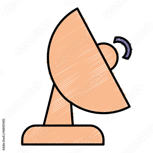 communication antena isolated icon vector illustration design