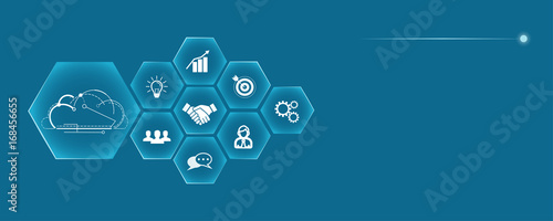Digital Business Concept, Marketing icons, SEO, Vector Illustration .