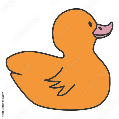 rubber ducks isolated icon vector illustration design
