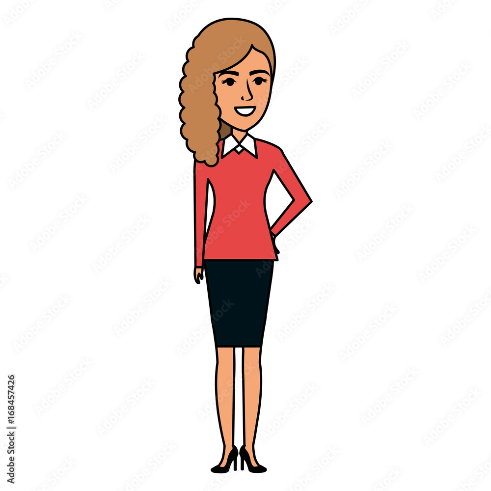 beautiful businesswoman avatar character vector illustration design beautiful businesswoman avatar character vector illustration design