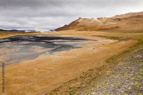 Krafla volcanic area Iceland