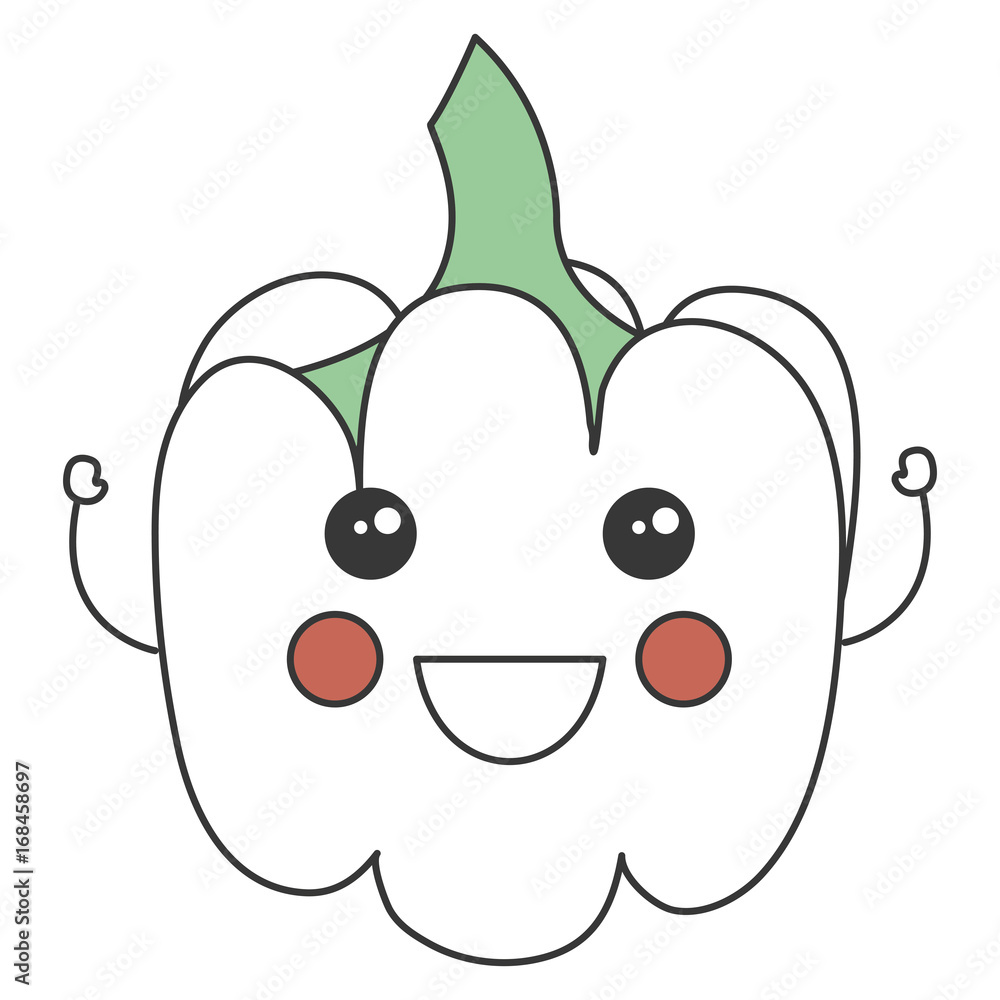pepper fresh kawaii character vector illustration design pepper fresh kawaii character vector illustration design