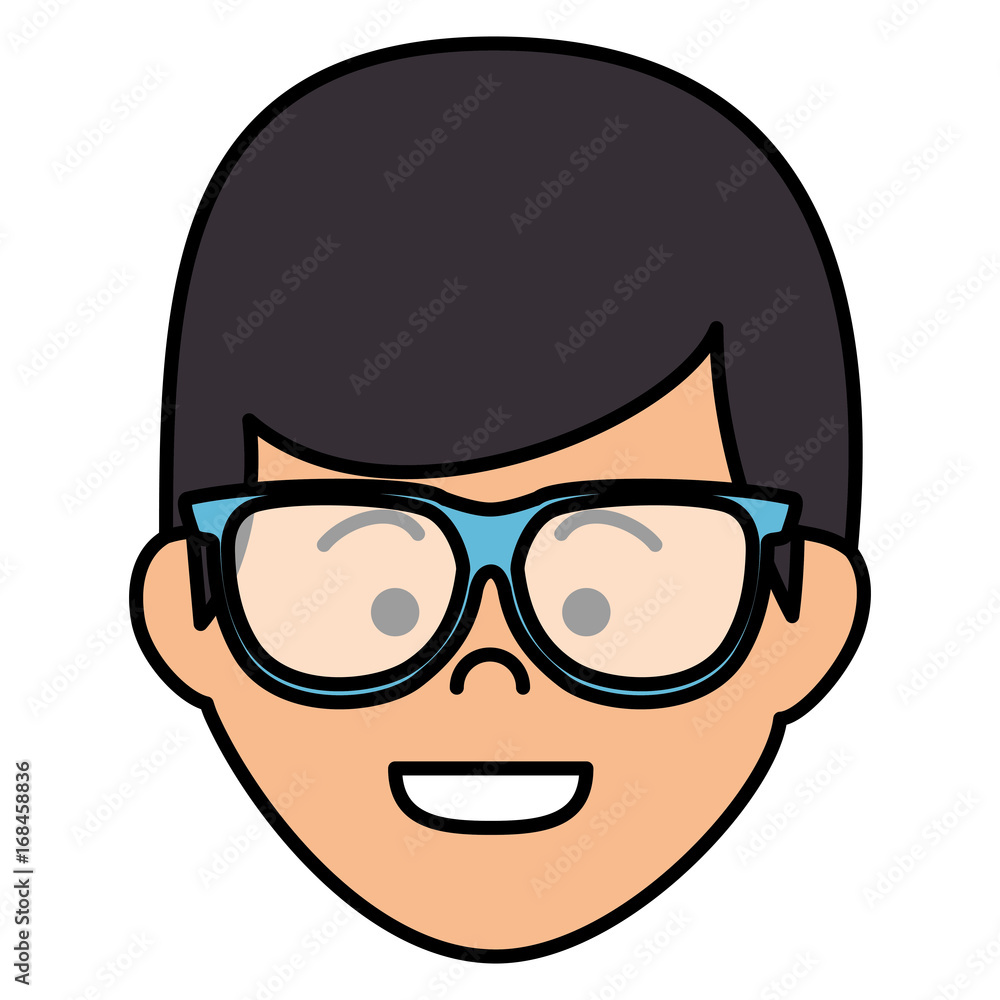young man head avatar character vector illustration design young man head avatar character vector illustration design