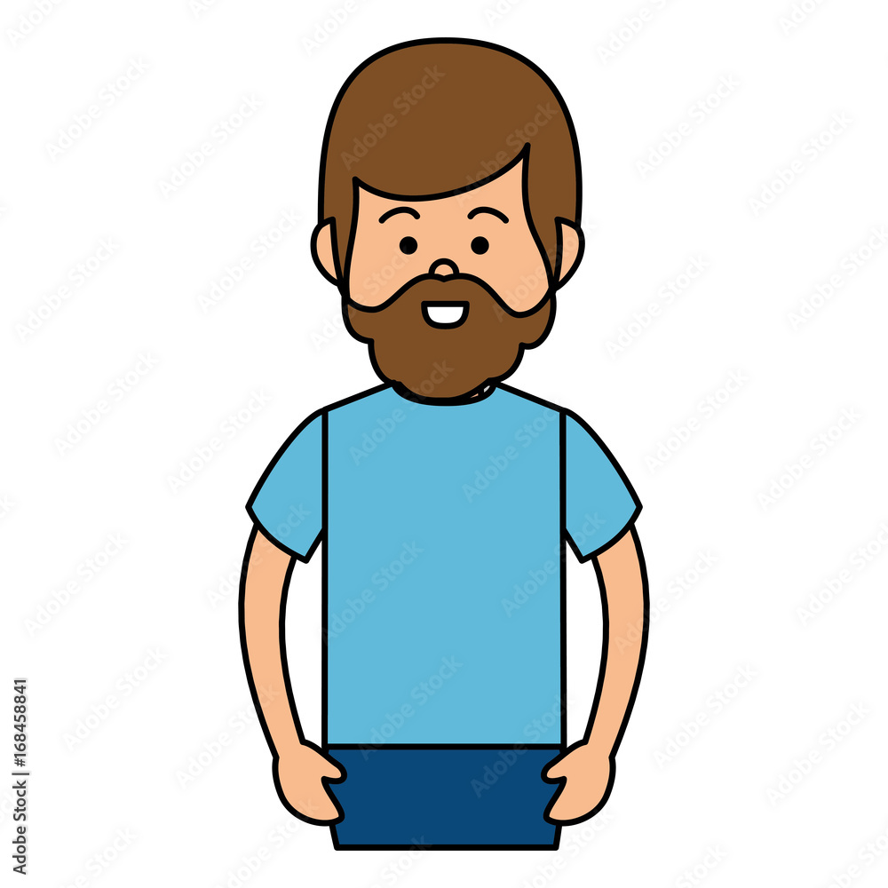 young man avatar character vector illustration design young man avatar character vector illustration design