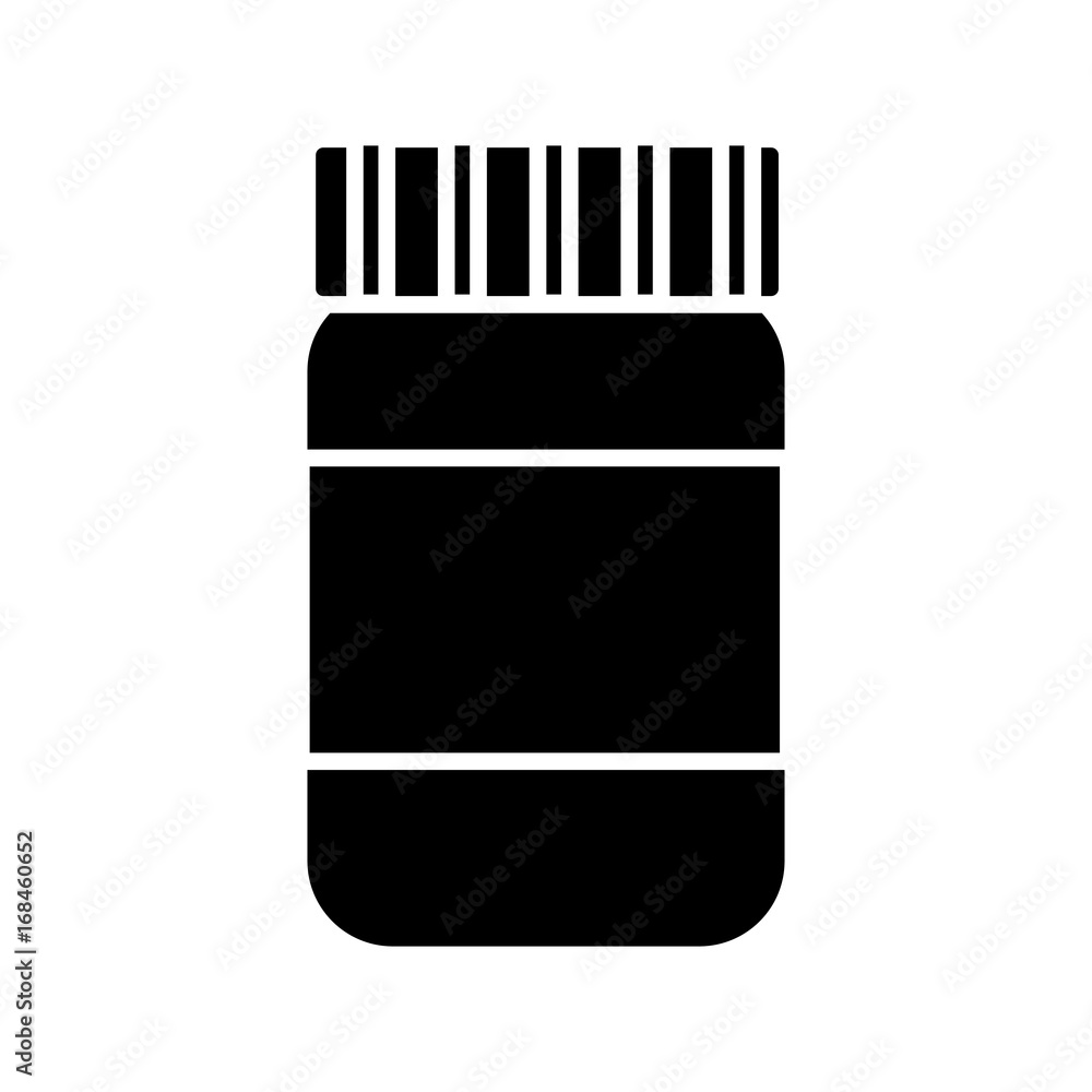 bottle glass plastic cap container object image vector illustration bottle glass plastic cap container object image vector illustration