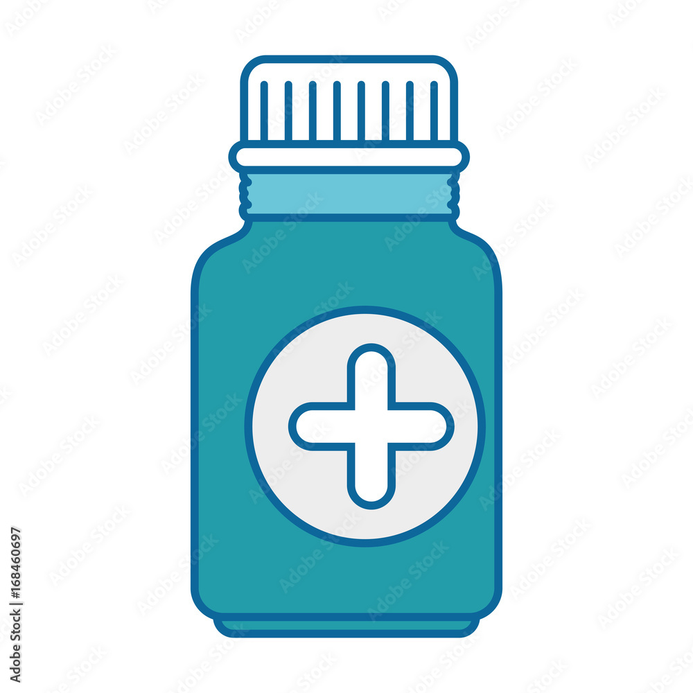 medicine bottle icon over white background vector illustration medicine bottle icon over white background vector illustration