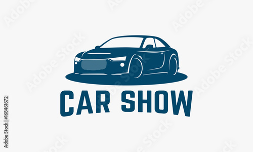 Car Show Logo template designs  Automotive logo badge vectr illustration