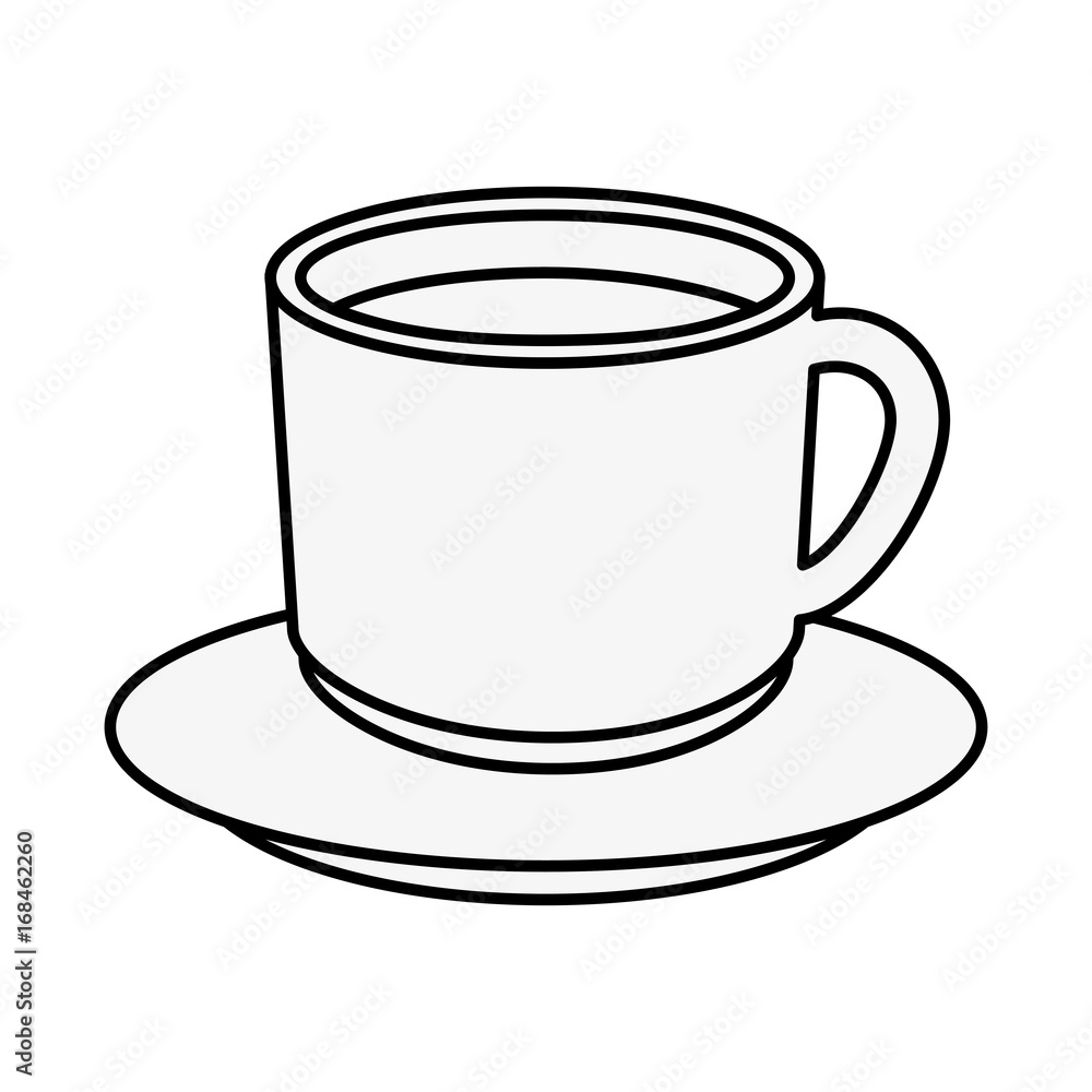 coffee mug icon over white background vector illustration coffee mug icon over white background vector illustration