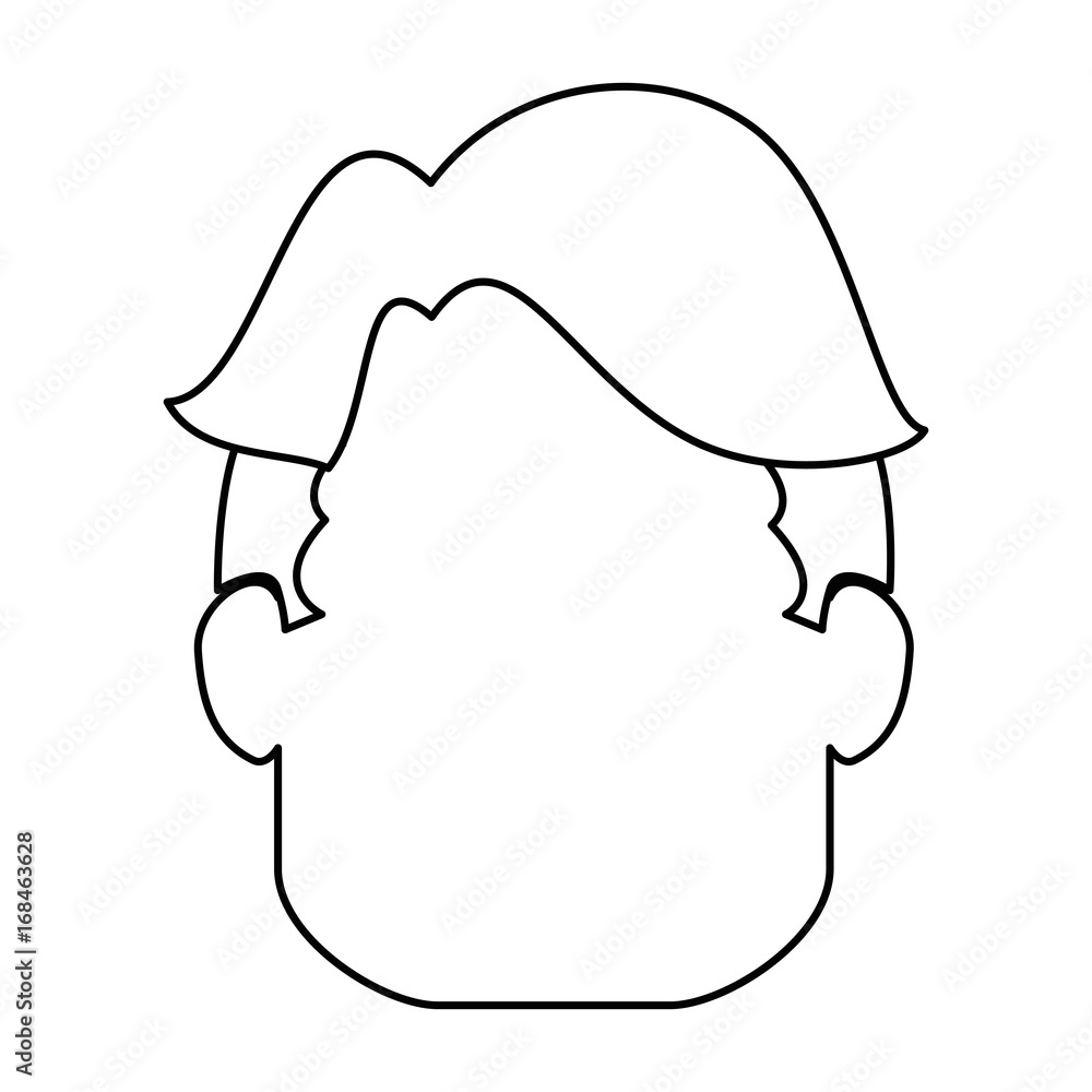 man icon over white background vector illustration man icon over white background vector illustration