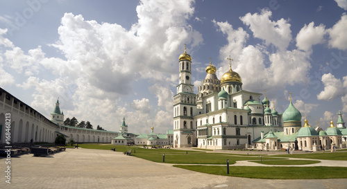 Панорама Воскресе́нского Ново-Иерусали́мского монасты́ря. Истра. photo