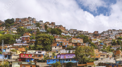 Slum district of Caracas photo