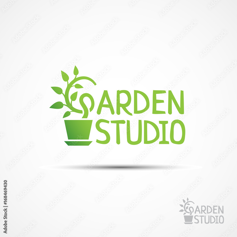 Garden studio logo Garden studio logo