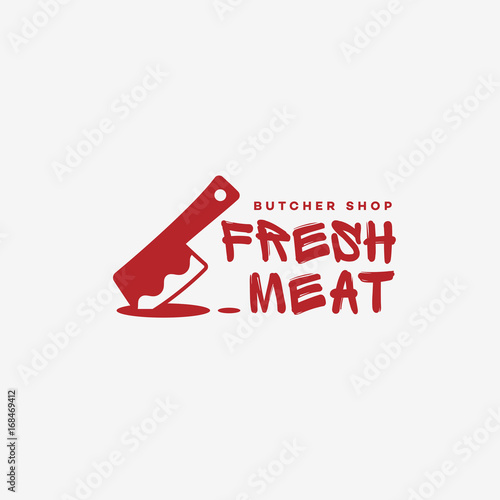 Butcher shop logo