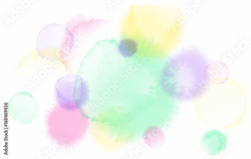 pastel tone color abstract vector background, look like watercolor drop style