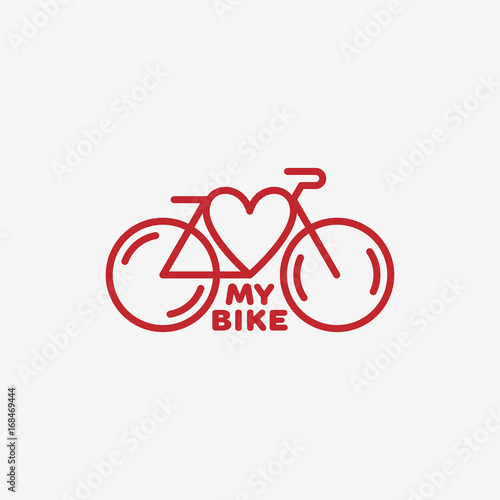 Love my bike label