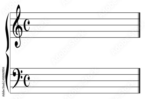 Blank Music Stave