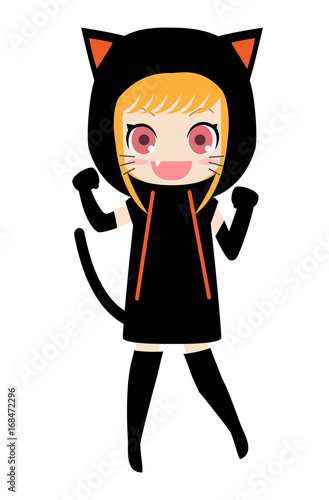 ハロウィン　猫
