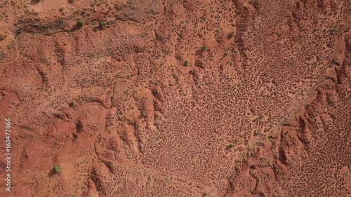 Ground of the desert in Nevada USA